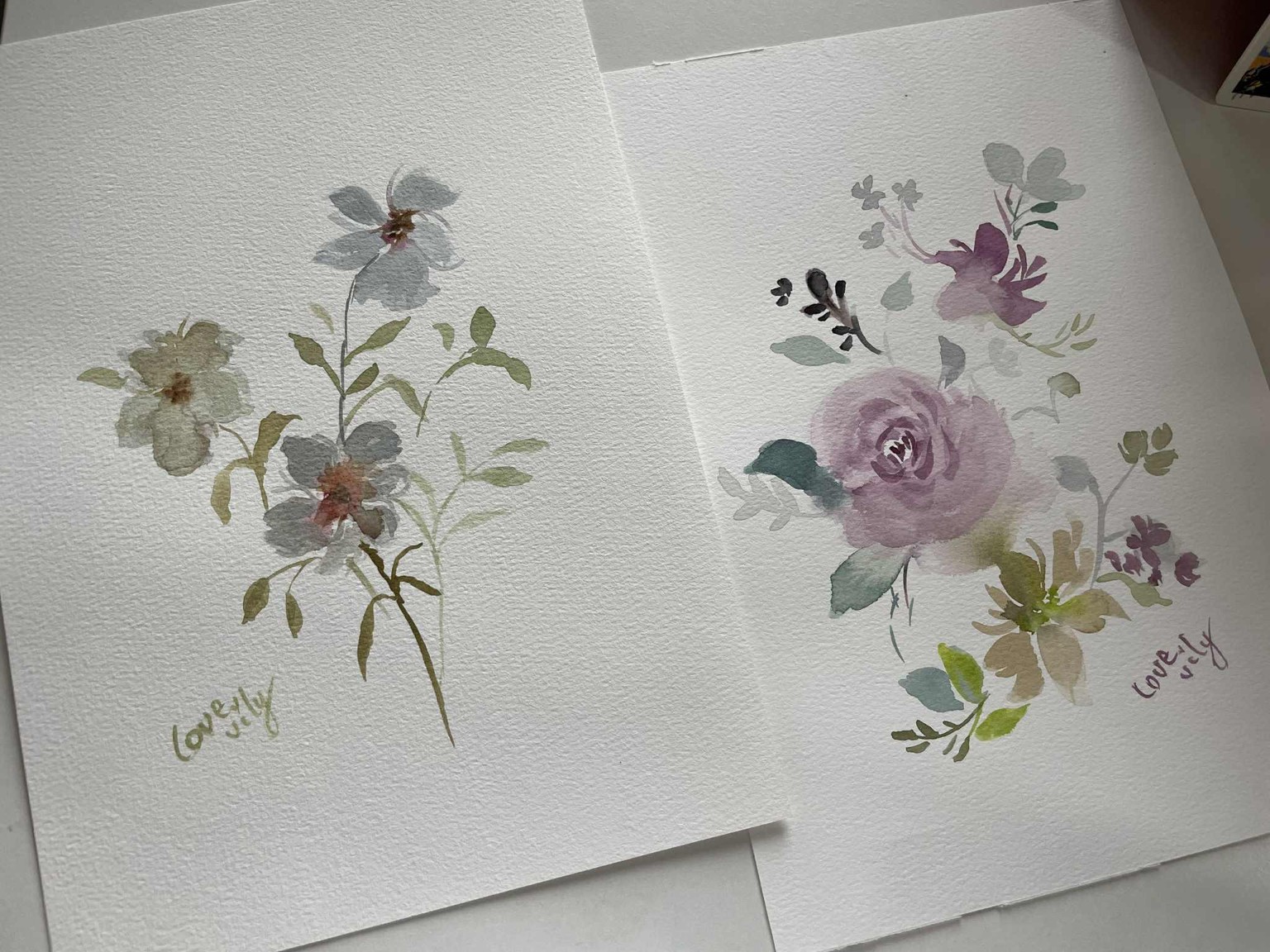 watercolor floral exploration-create stunning color combinations - image 6 - student project
