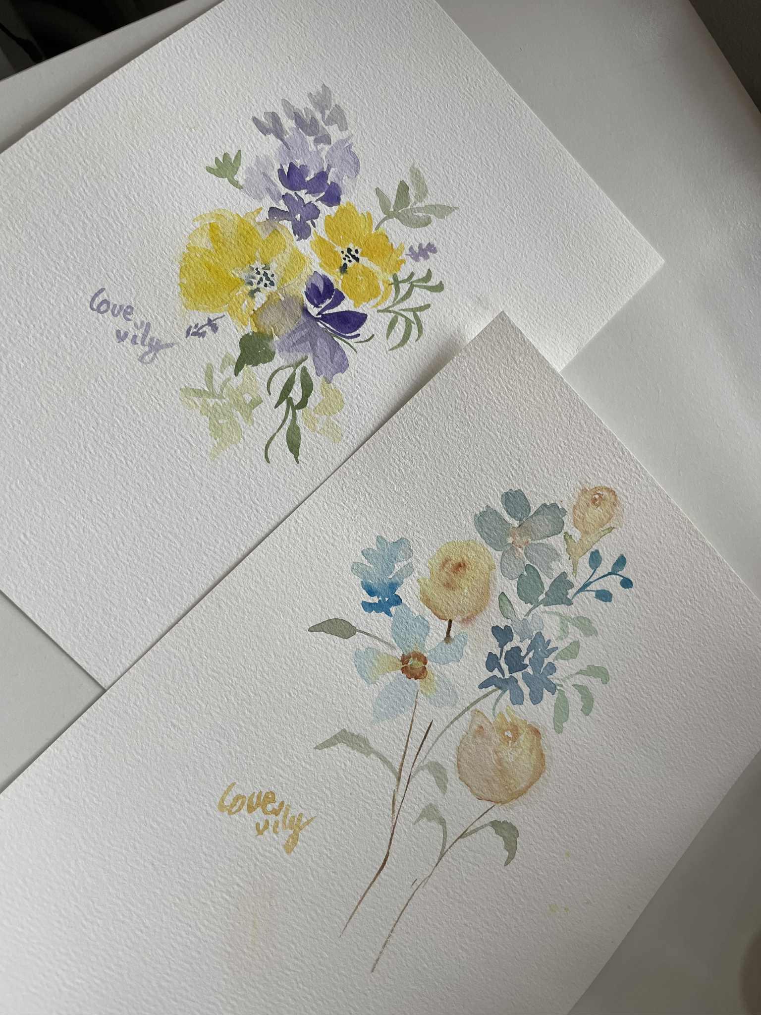 watercolor floral exploration-create stunning color combinations - image 5 - student project