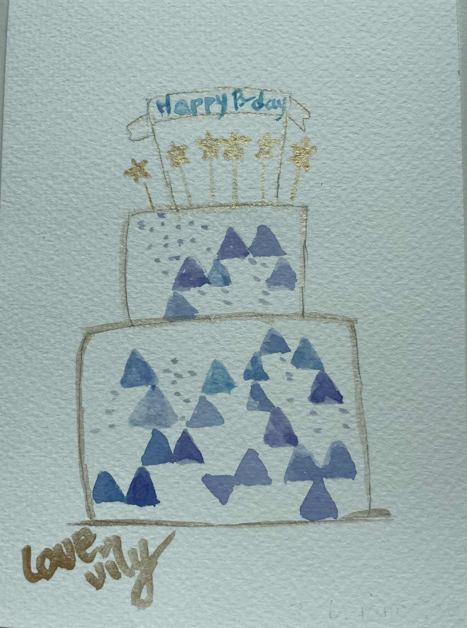 watercolor cakes - image 3 - student project