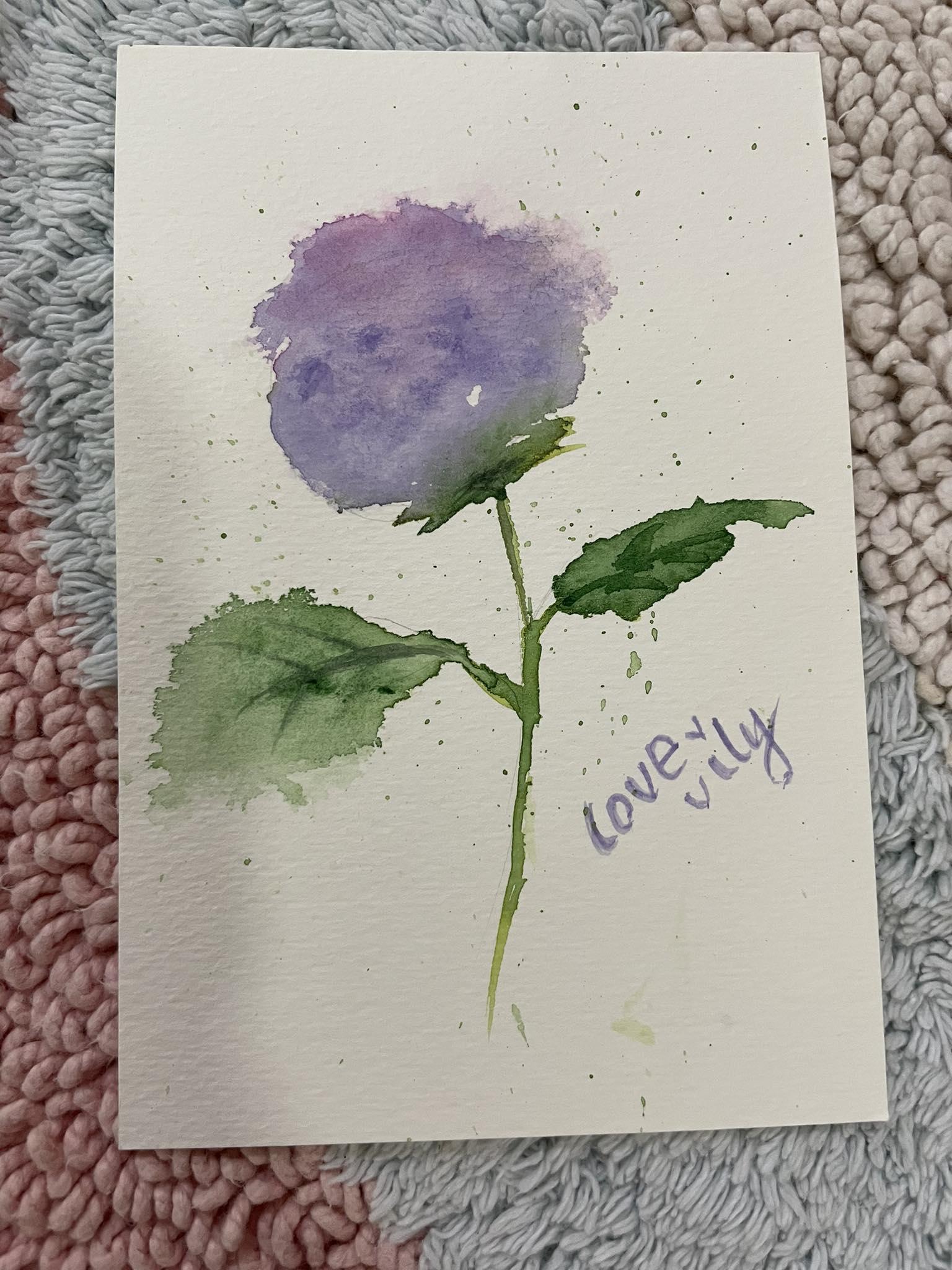 my atmospheric lilac flower - image 1 - student project
