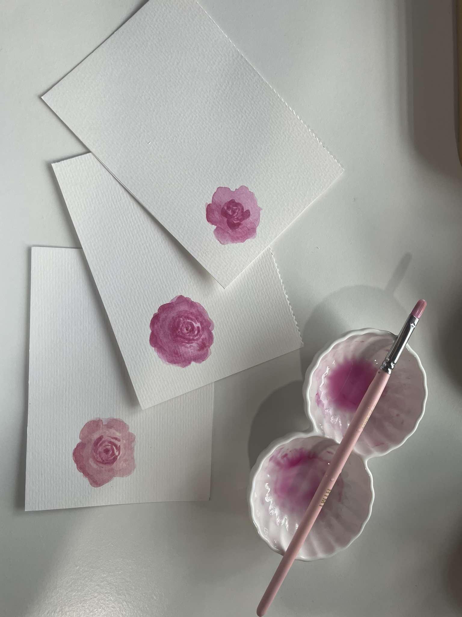 painting lifelike watercolor roses:easy techniques to add volume - image 1 - student project