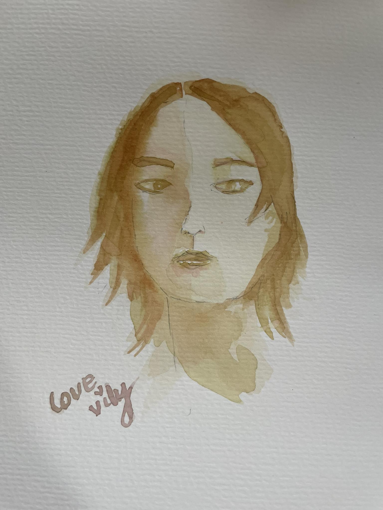 mixing skin tones & painting loose portrait - image 1 - student project