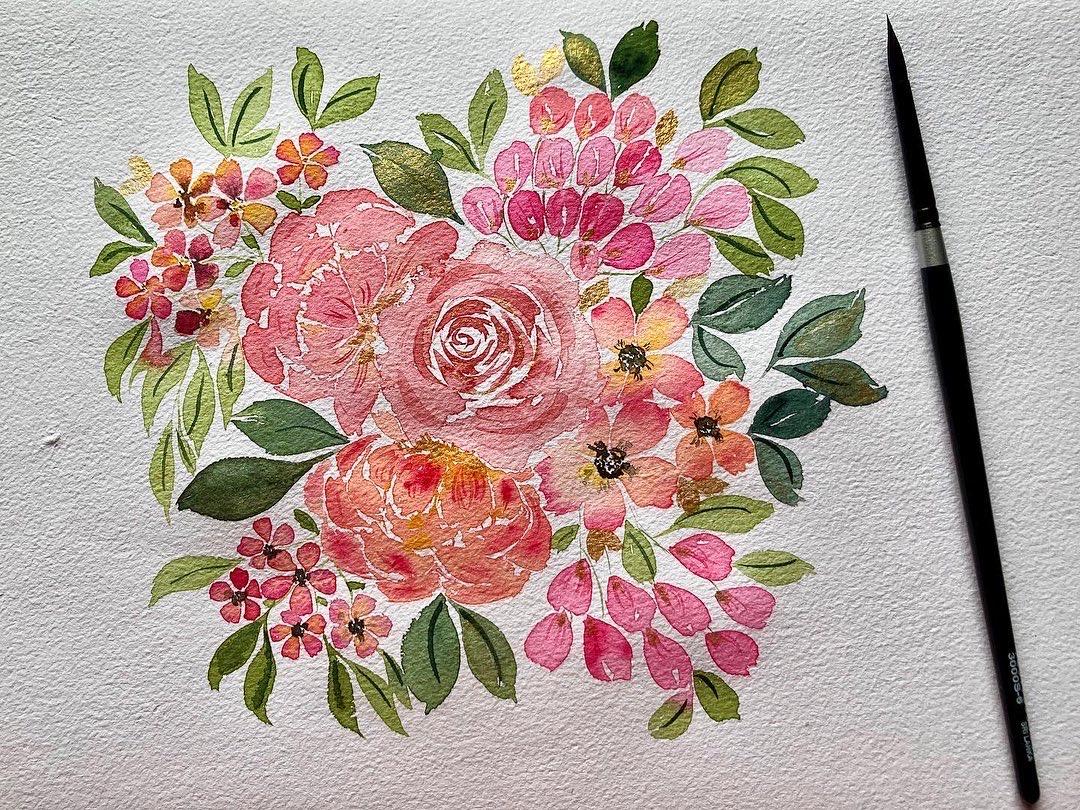 Blush Pink Bouquet - image 1 - student project