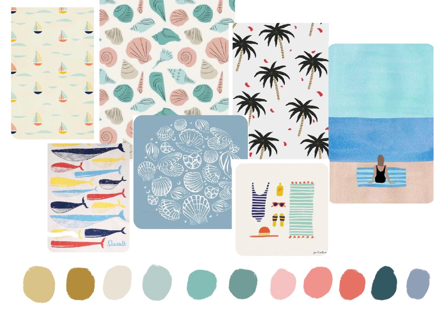 Pattern Collection in ProCreate for Spoonflower - image 1 - student project