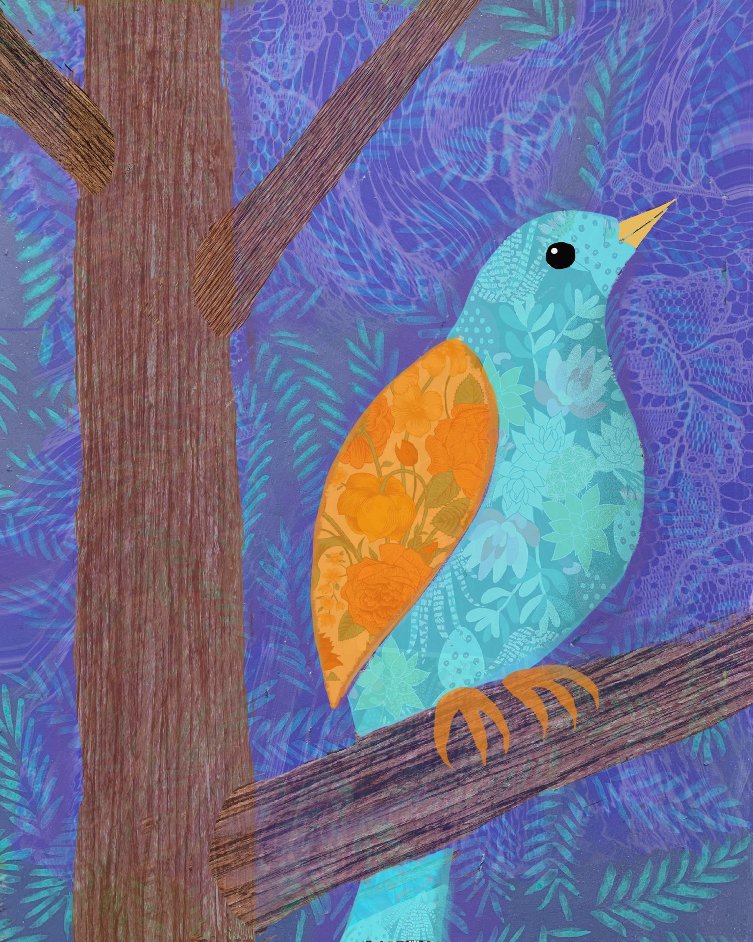 Collaged bird - image 1 - student project