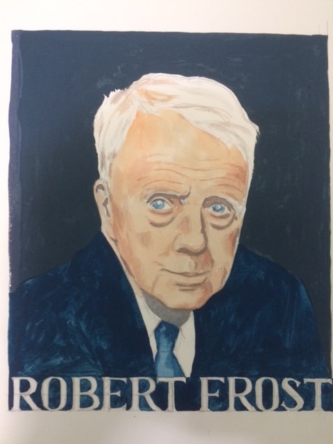 Portrait of Robert Frost - image 2 - student project