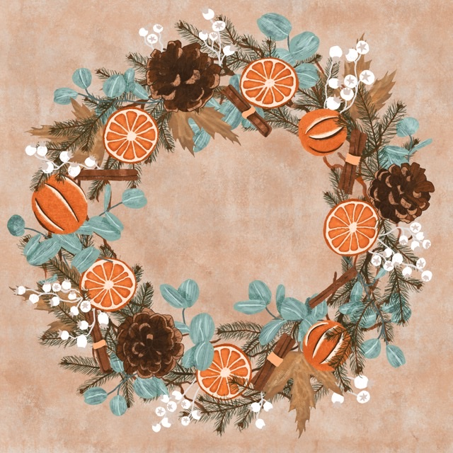 Autumn wreath - image 1 - student project