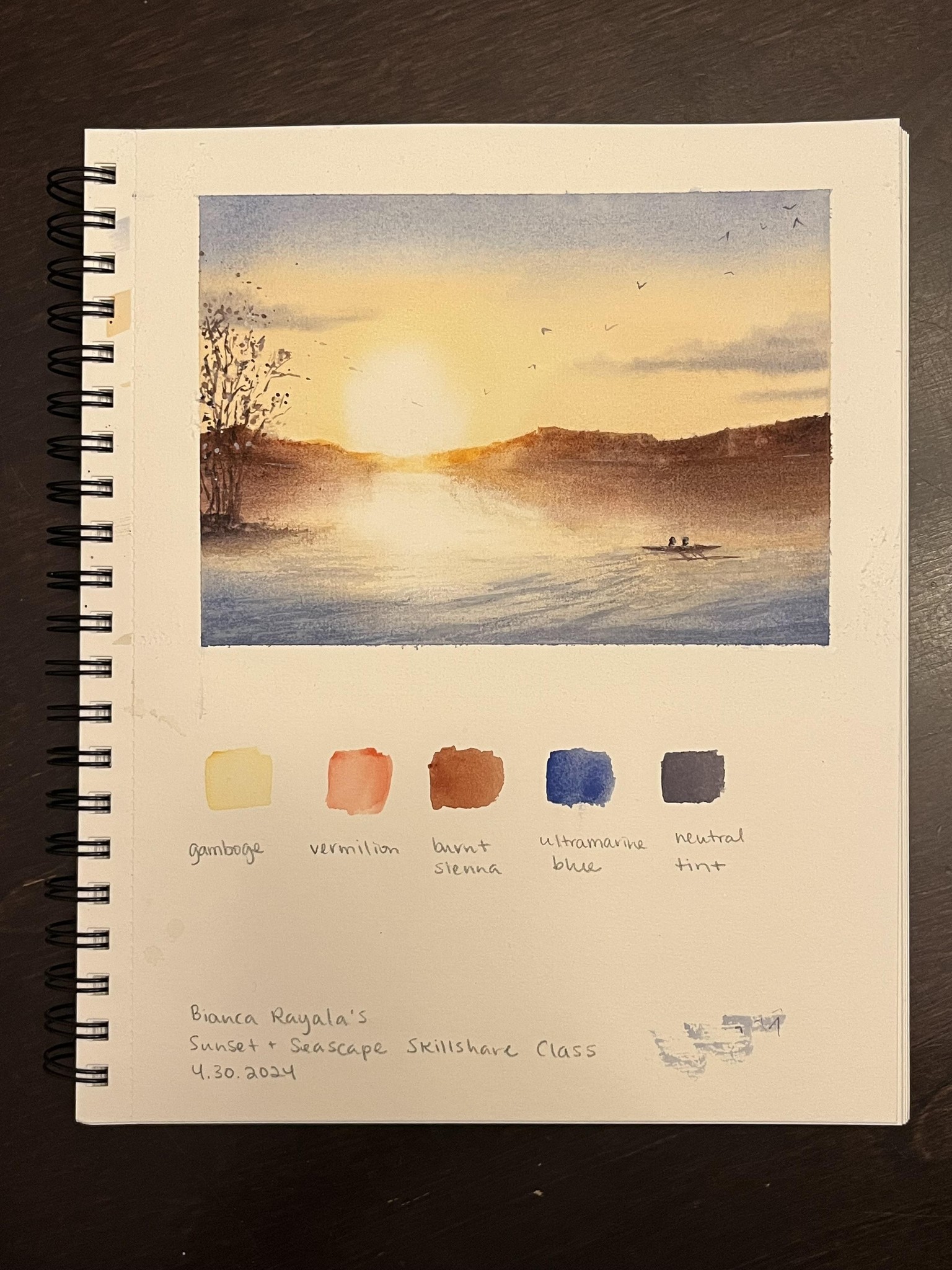 Sunset and Seascape - image 2 - student project