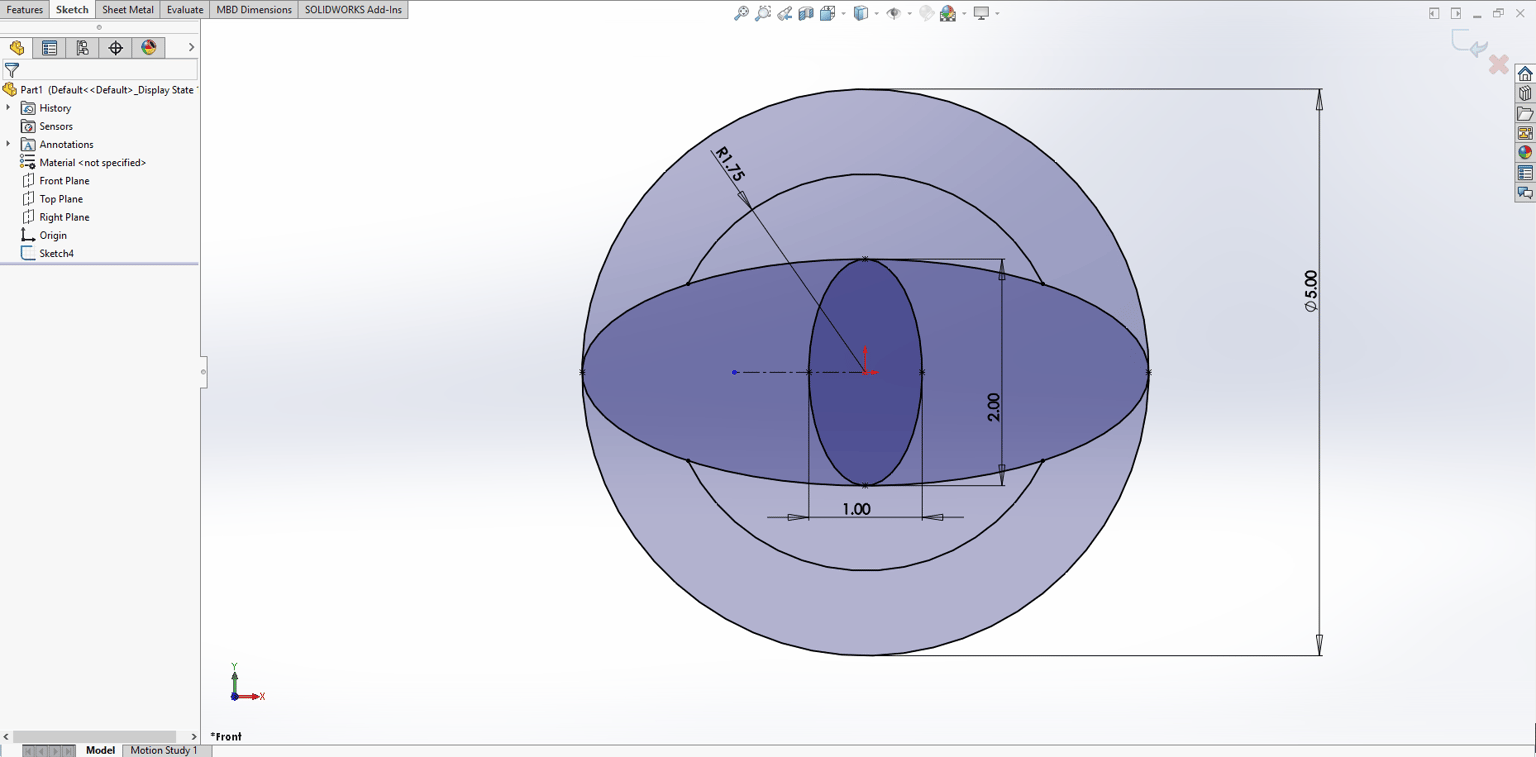 Solidworks Lesson 2 Student Project Ex 1-4 - image 1 - student project