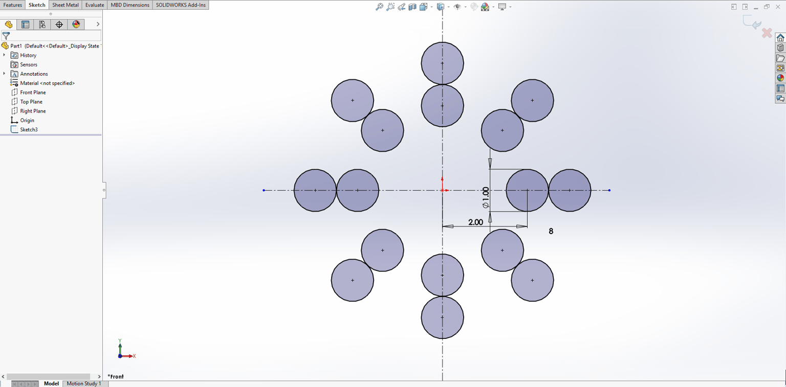 Solidworks Lesson 2 Student Project Ex 1-4 - image 2 - student project