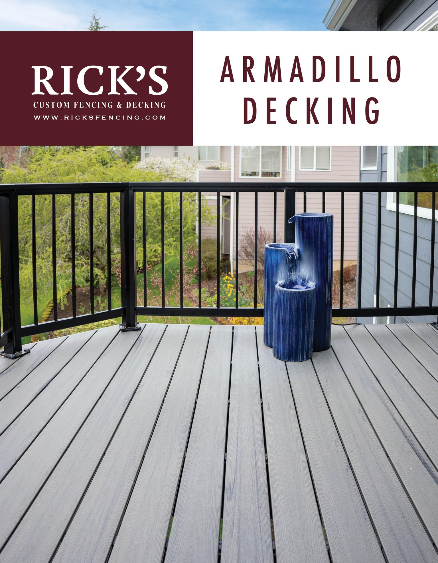 Armadillo Decking 6 page brochure - image 1 - student project