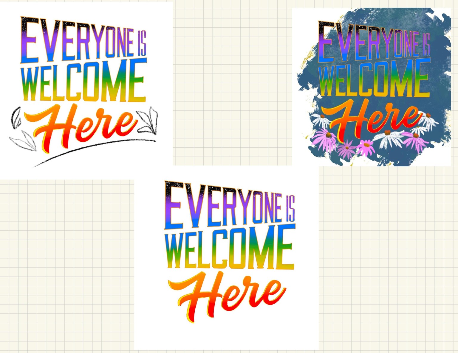 Everyone Is Welcome Here - image 1 - student project