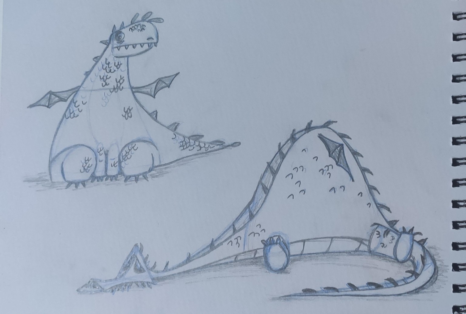My first dragons ever drawn - image 5 - student project