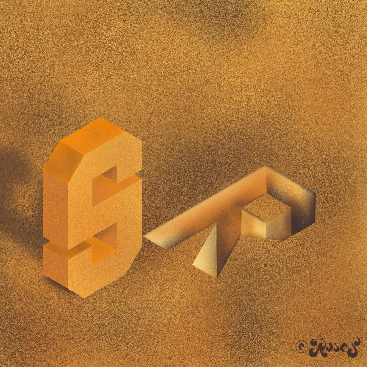 3D Lettering in Procreate - image 2 - student project