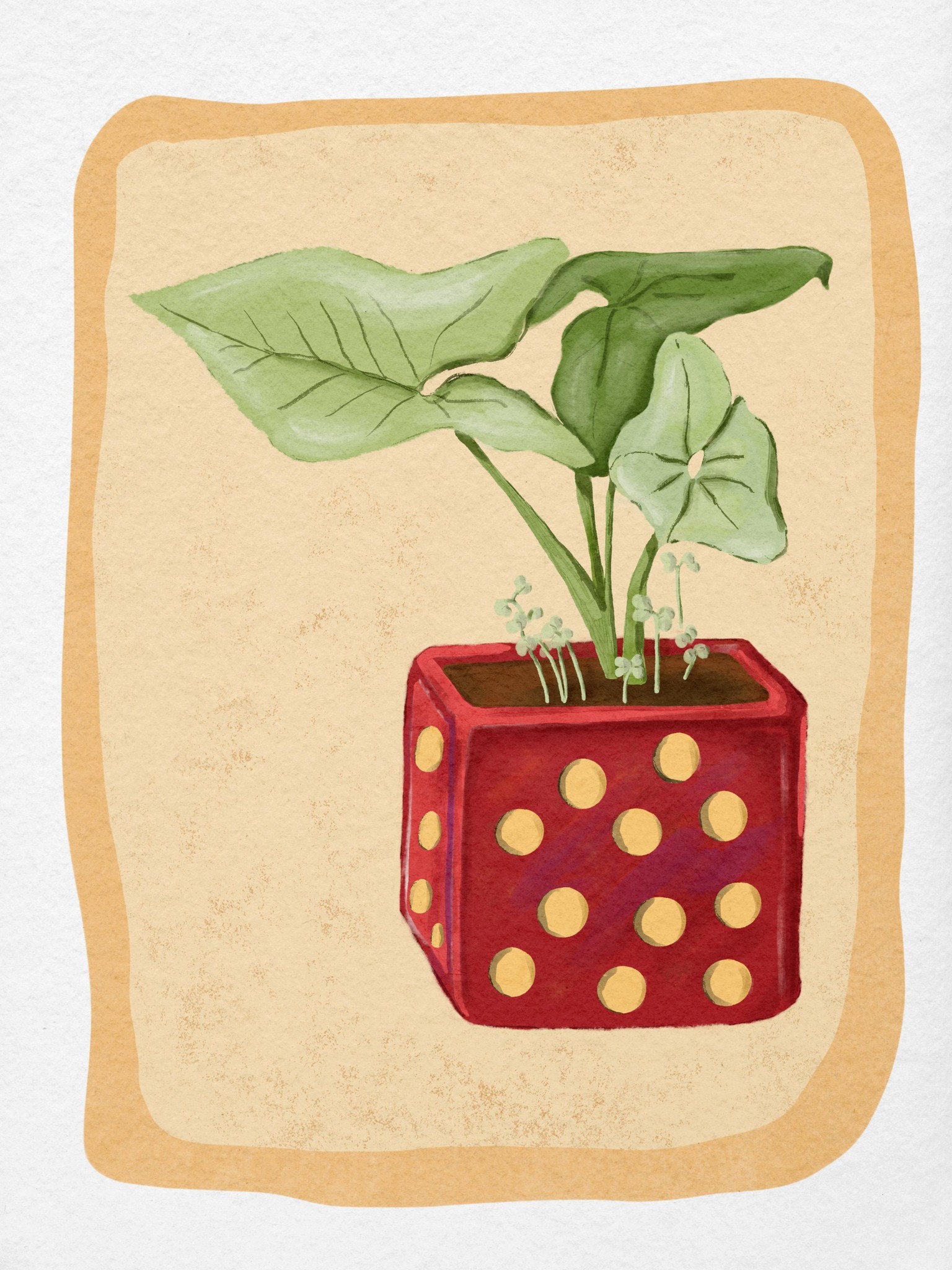 Four potted plants - image 2 - student project