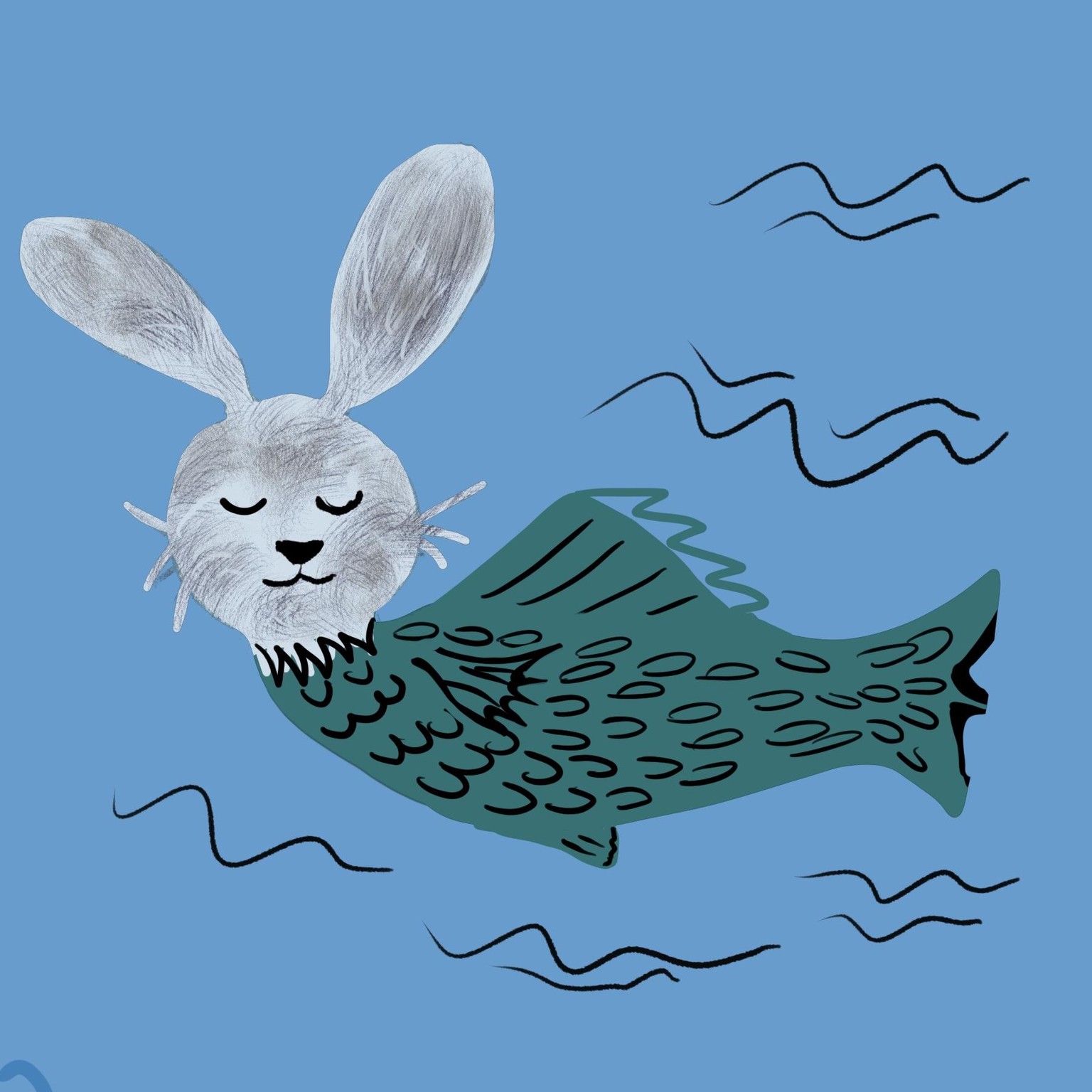 Bunny Fish and Flower Bunny - image 1 - student project