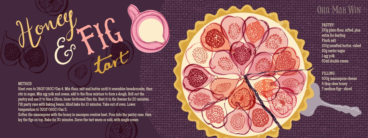 Honey and Fig Tart - image 5 - student project