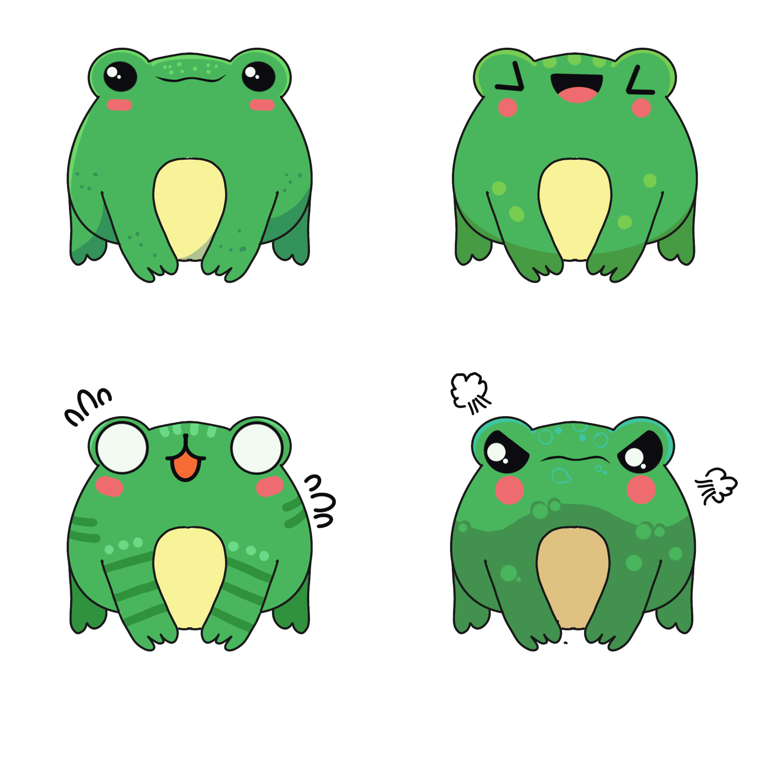 Moody Frog - image 1 - student project