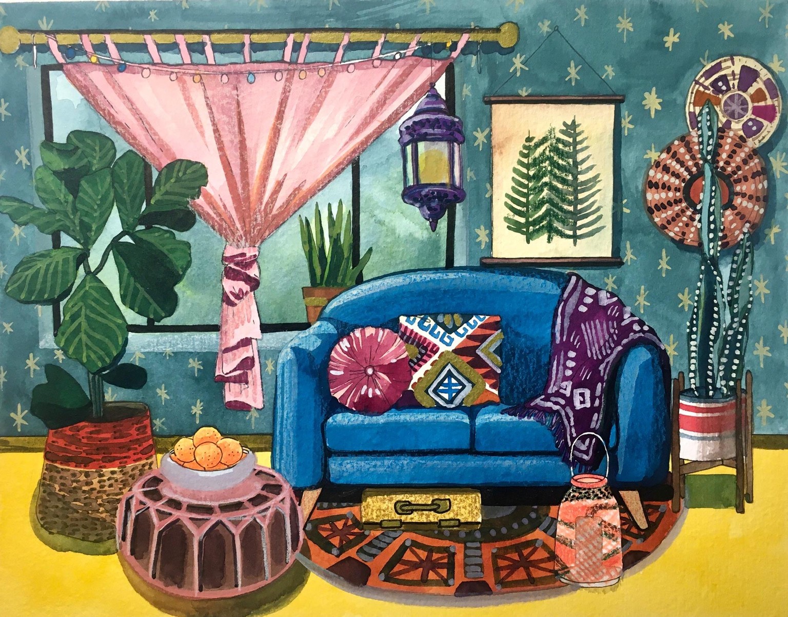 Boho Interior - image 1 - student project
