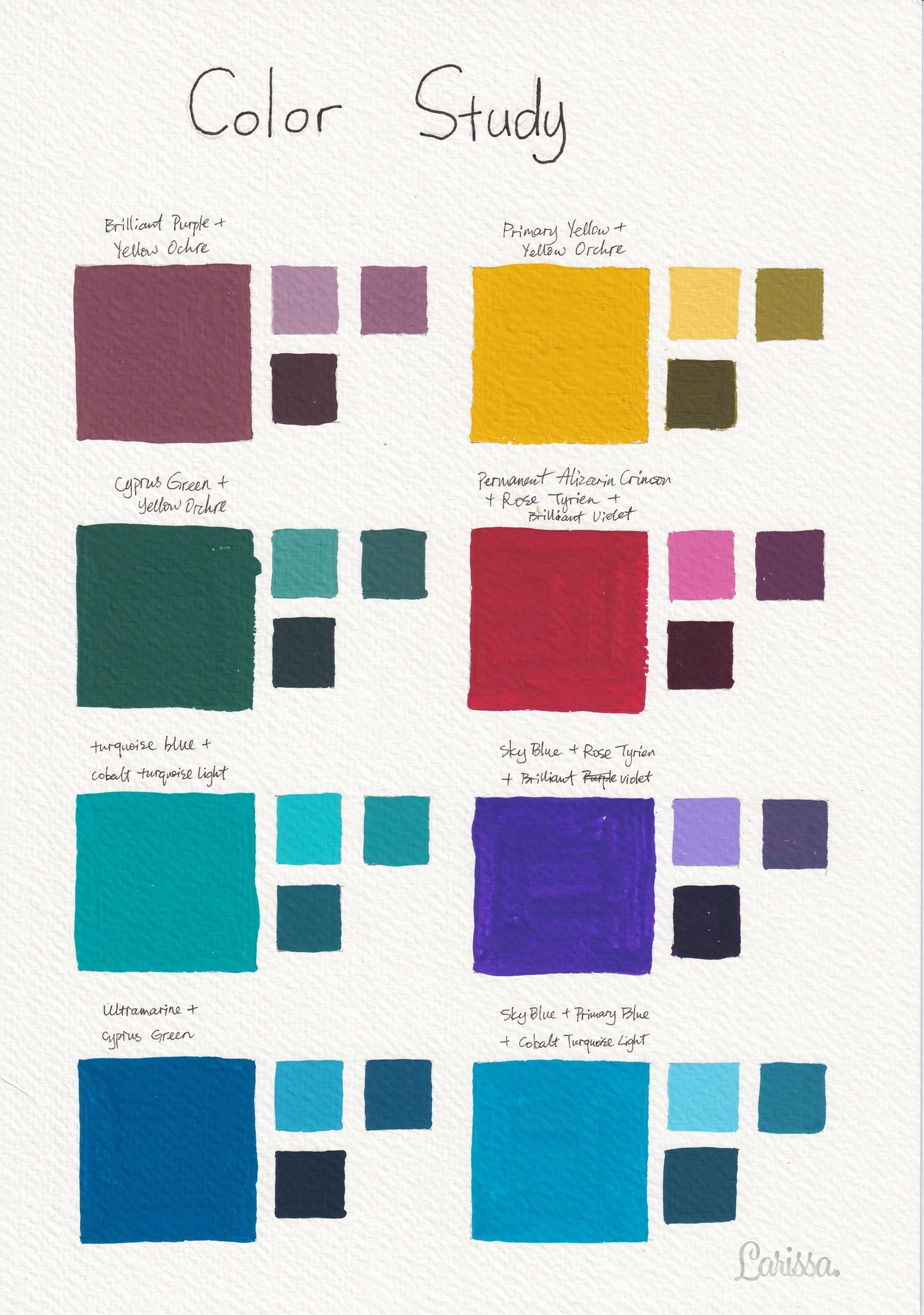 Painting Warm & Cool Colors in Gouache - image 1 - student project