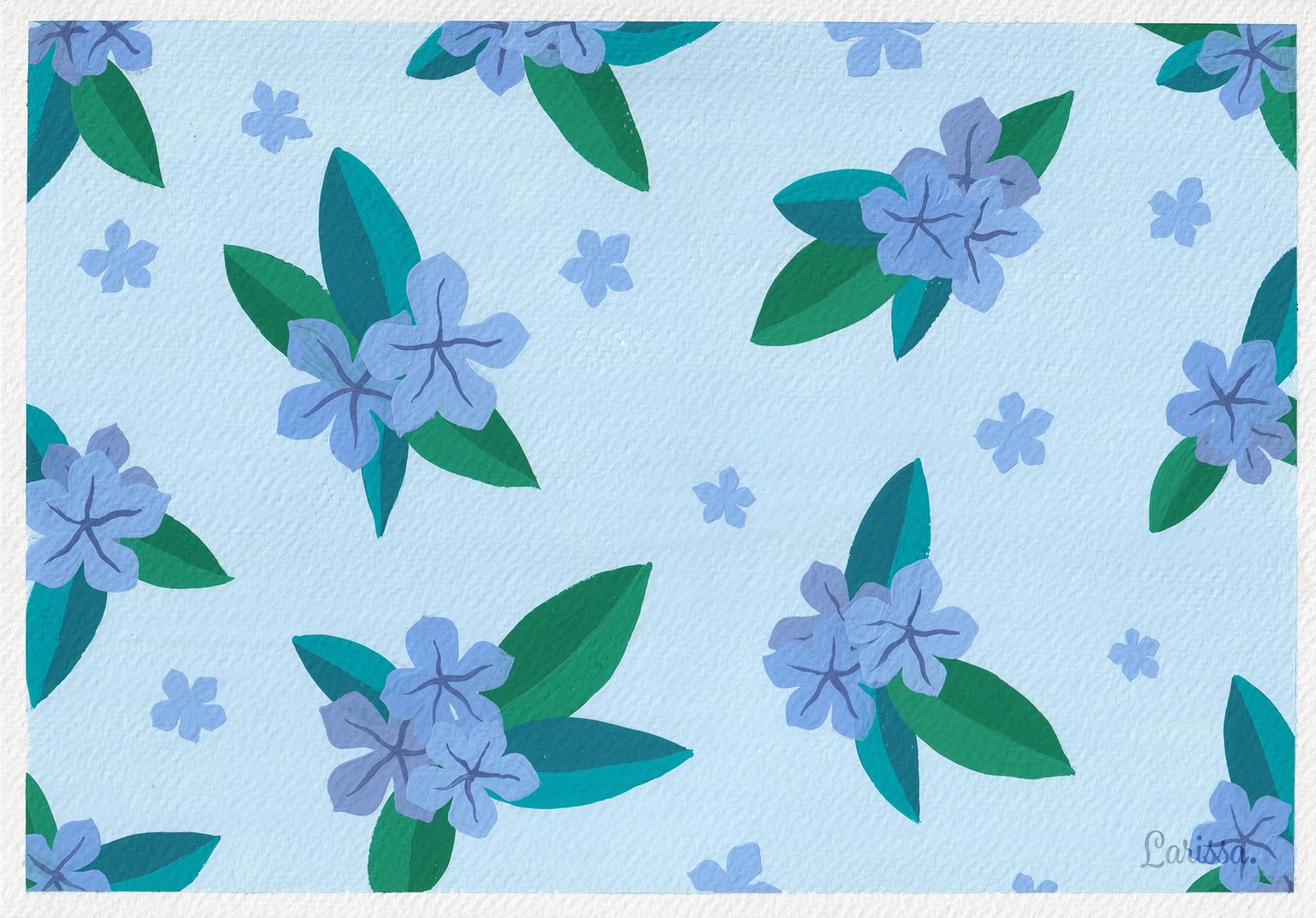 My Floral Painting in Analogous Colors - image 1 - student project
