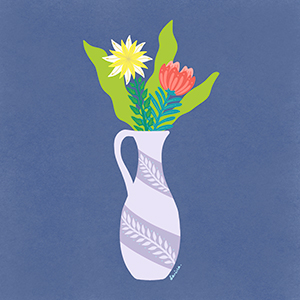 Still Life Illustration with Decorative Patterns in Procreate - image 4 - student project