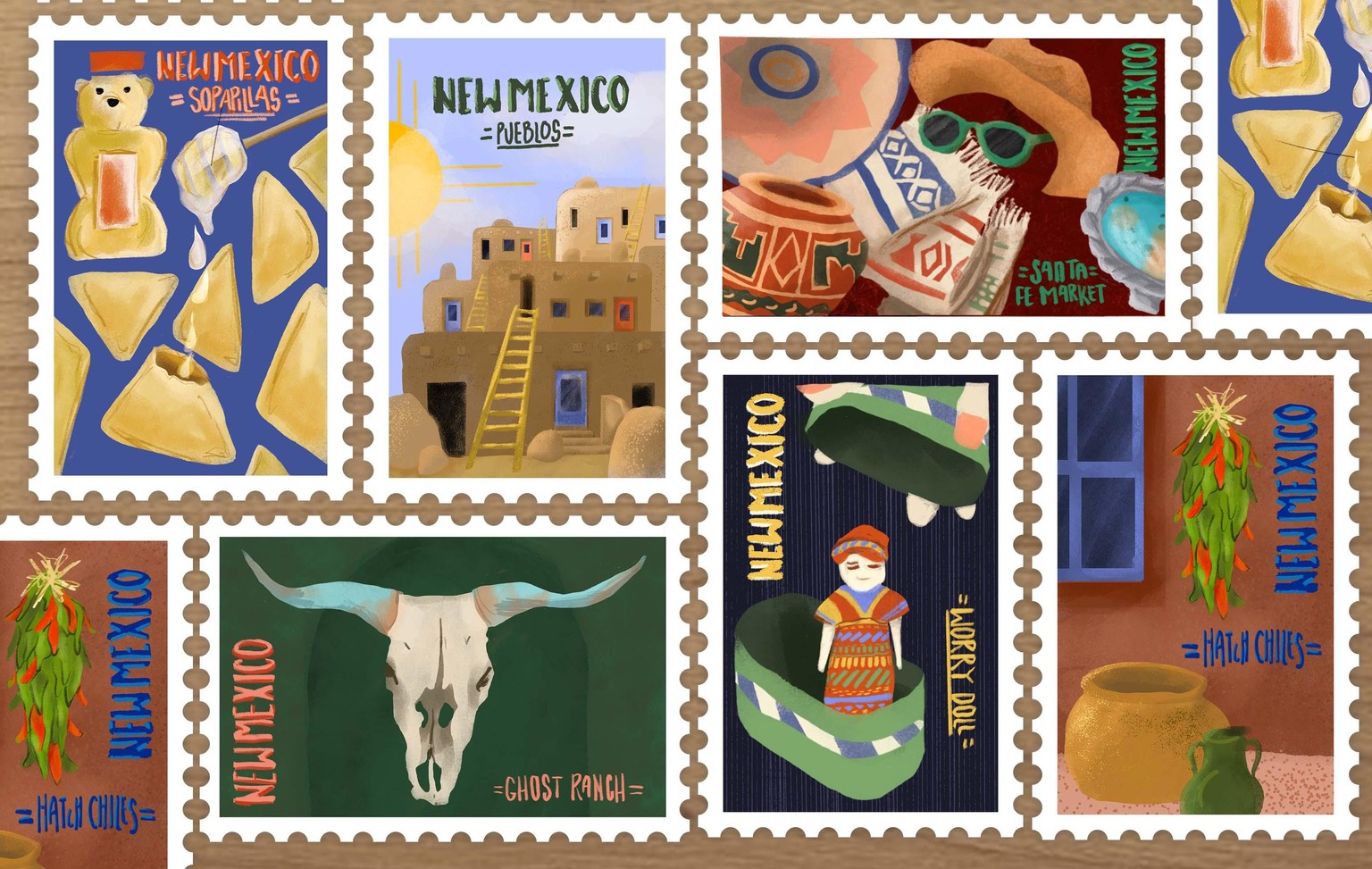 New Mexico Stamps - image 9 - student project
