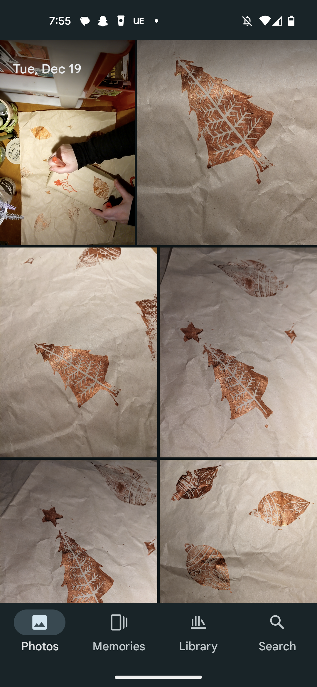 Wrapping Paper Stamps - image 3 - student project
