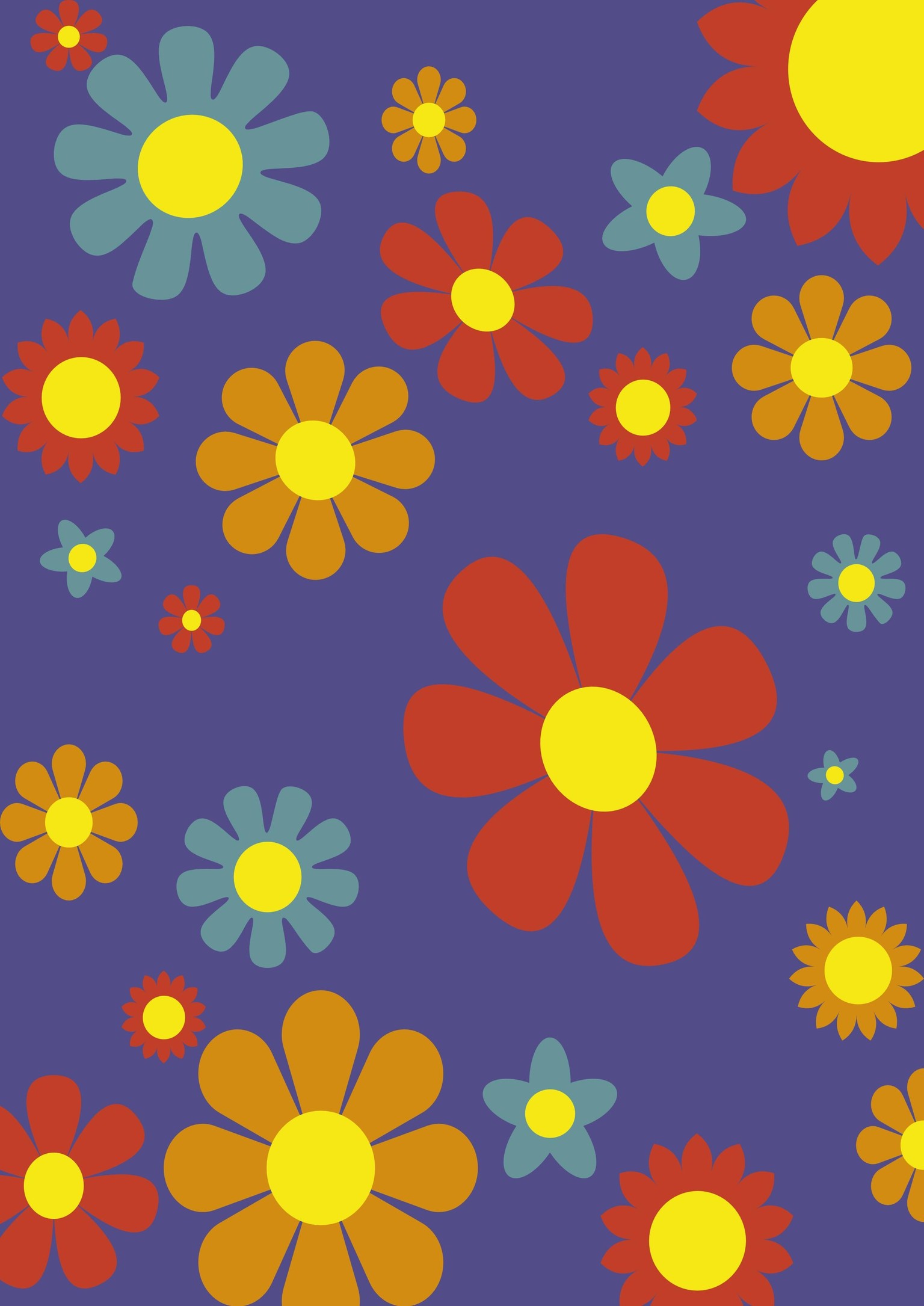 Groovy Flowers w/ Affinity - image 1 - student project