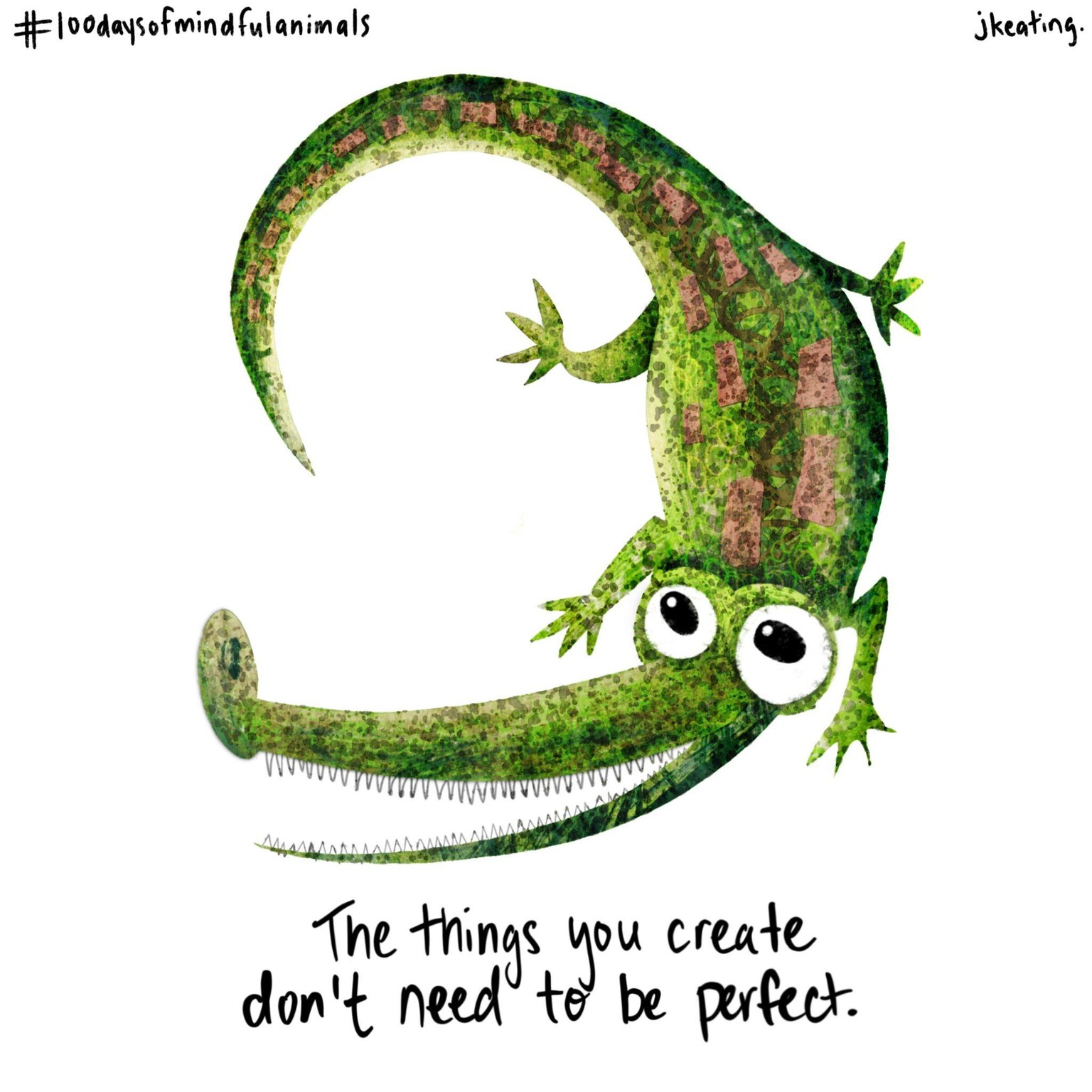 100 Days of Mindful Animals to Cheer On Your Creative Souls! - image 1 - student project