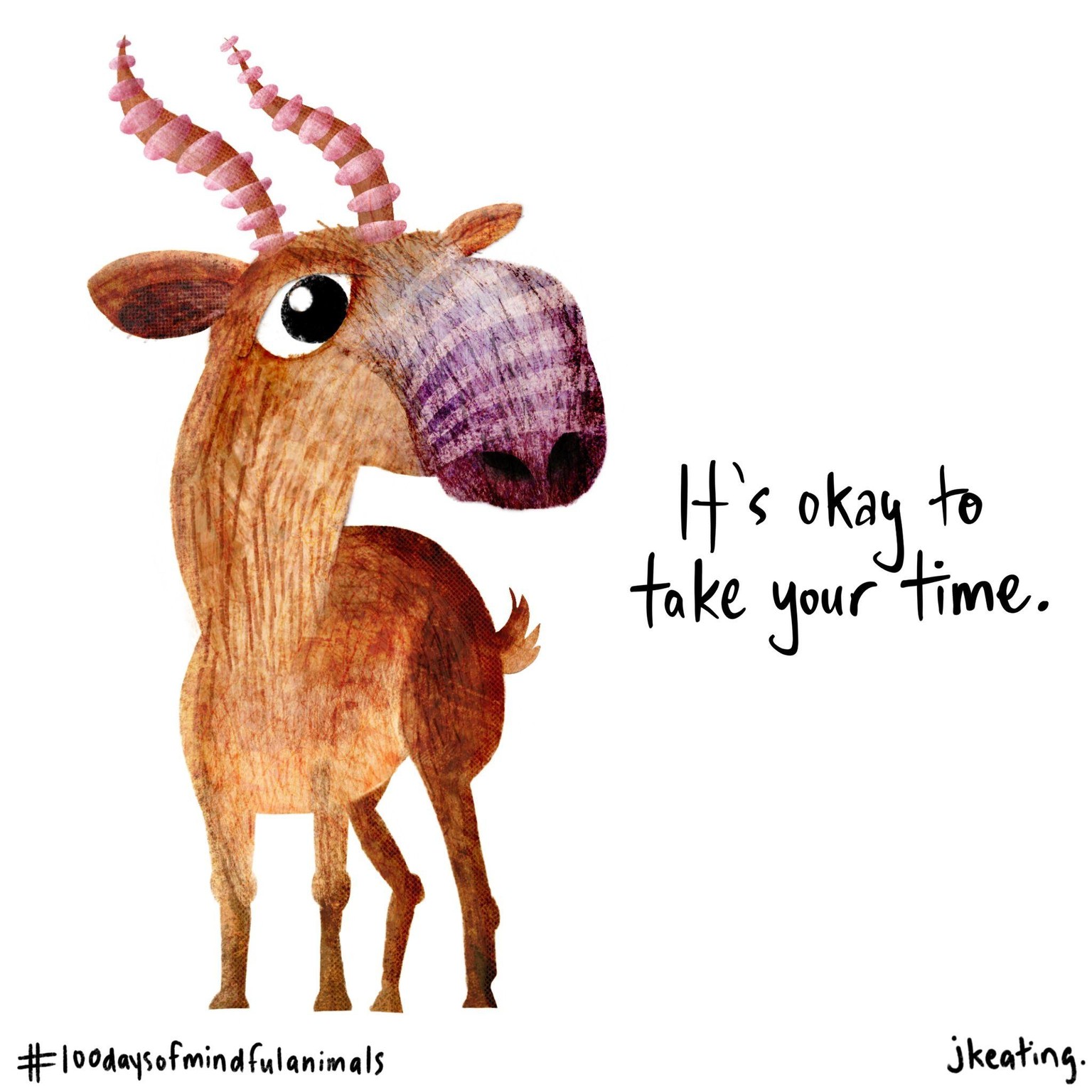 100 Days of Mindful Animals to Cheer On Your Creative Souls! - image 2 - student project