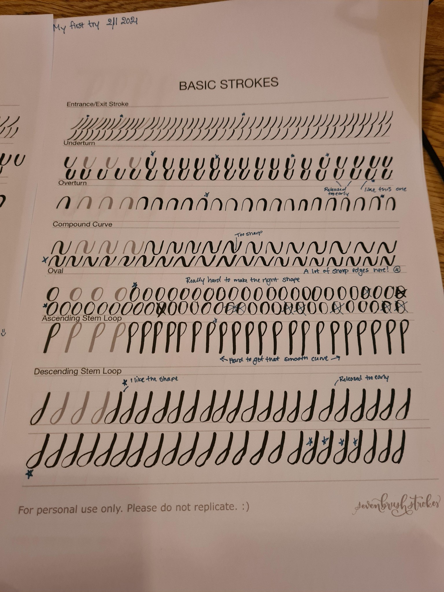Basic strokes - image 2 - student project