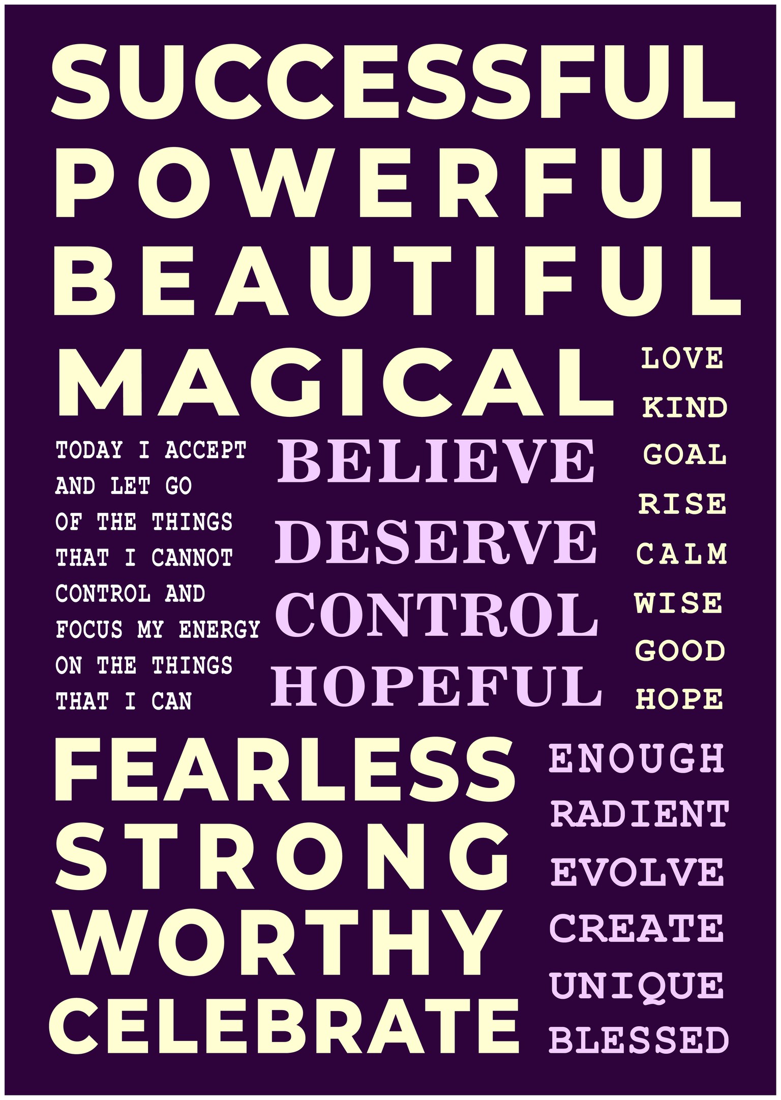 Positive words and affirmations for everyday - image 3 - student project
