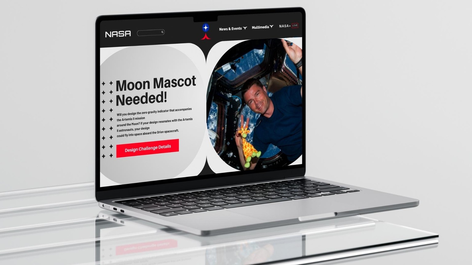 Redesign NASA's logo - image 3 - student project