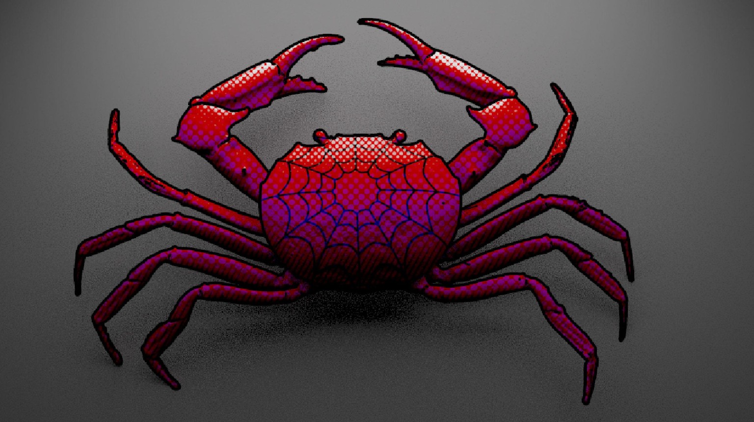 Spider-crab! Halftone Shader - image 1 - student project