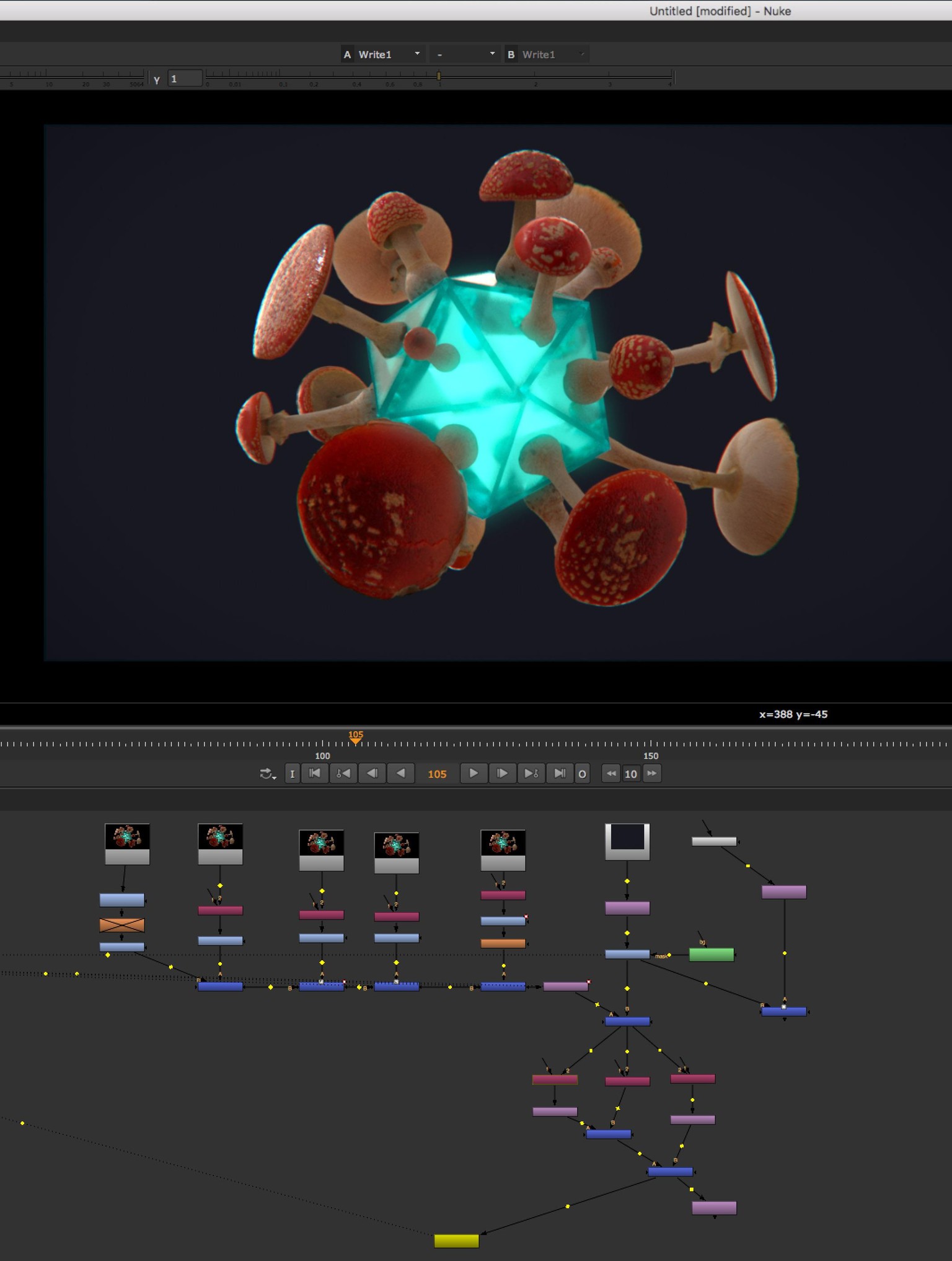Enchanted Mushroom Crystal - image 1 - student project