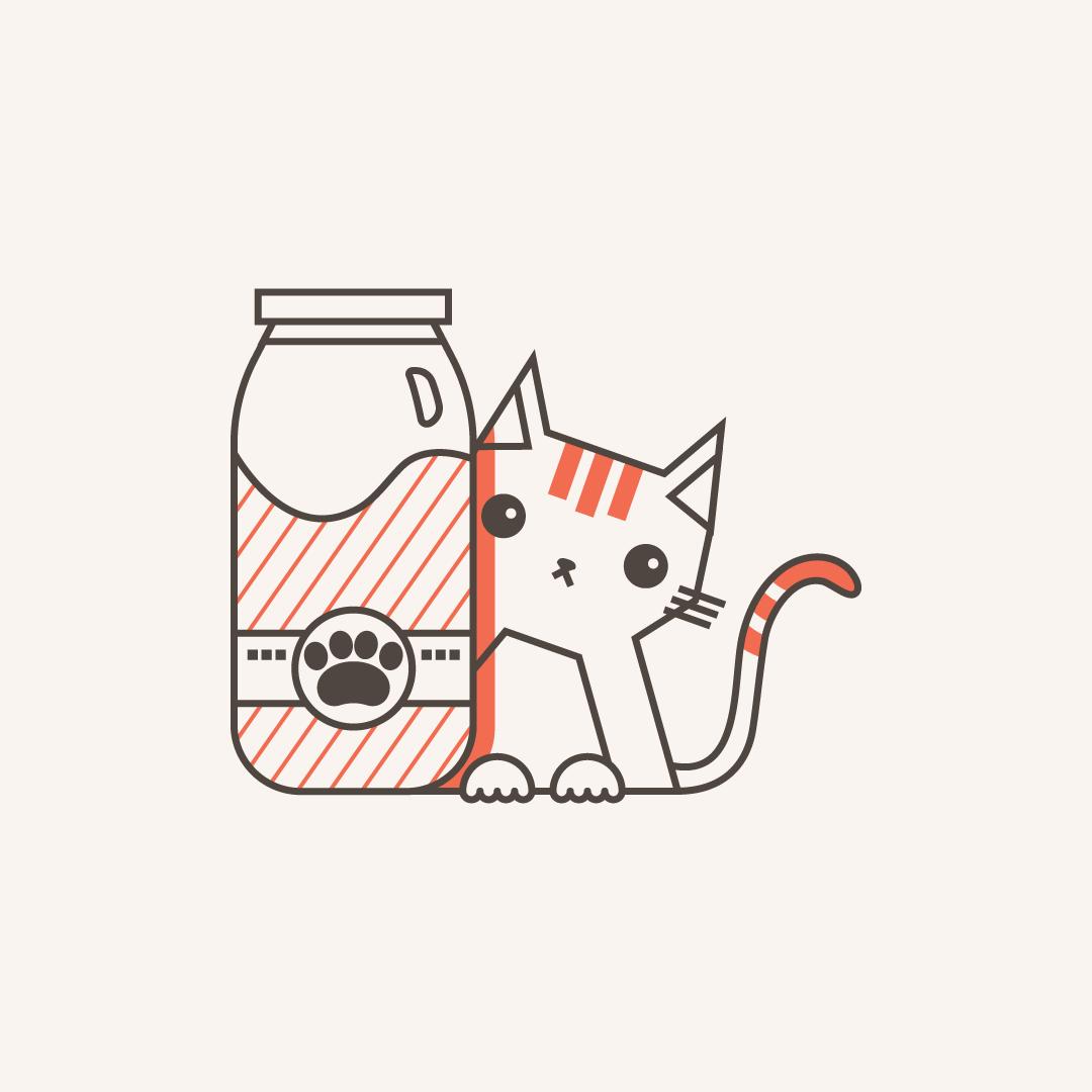 Cat Behind Milk Bottle - image 6 - student project