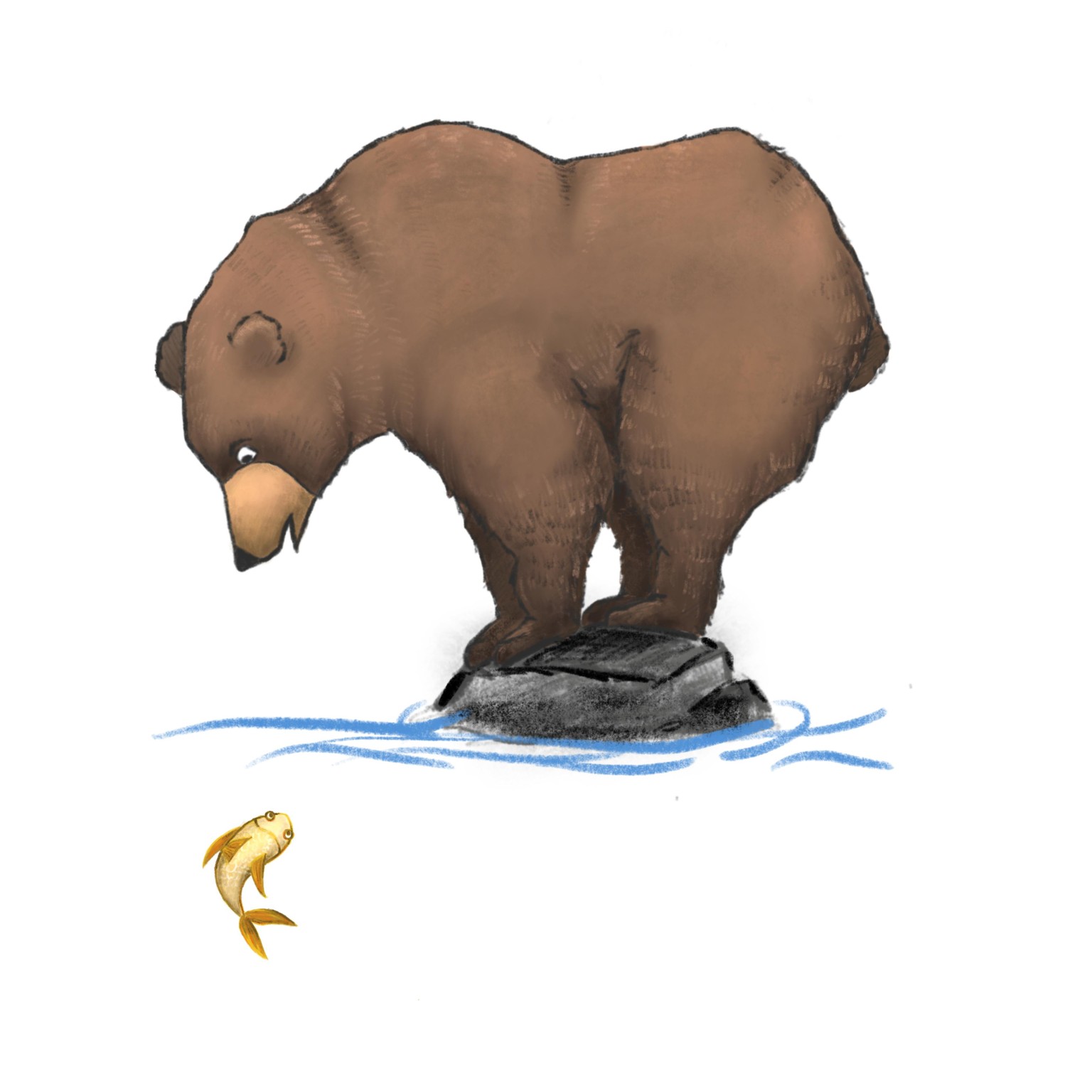 the bear and the goldfish - image 1 - student project