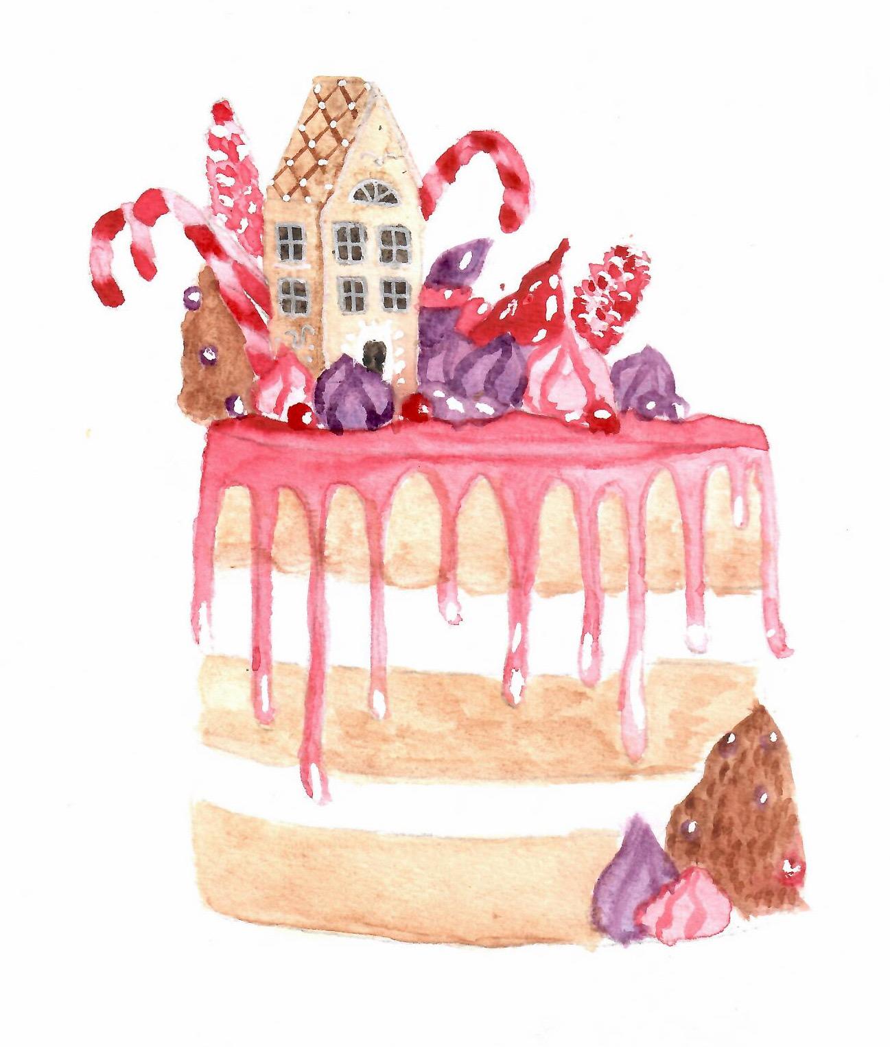 Christmas Gingerbread Cake - image 1 - student project