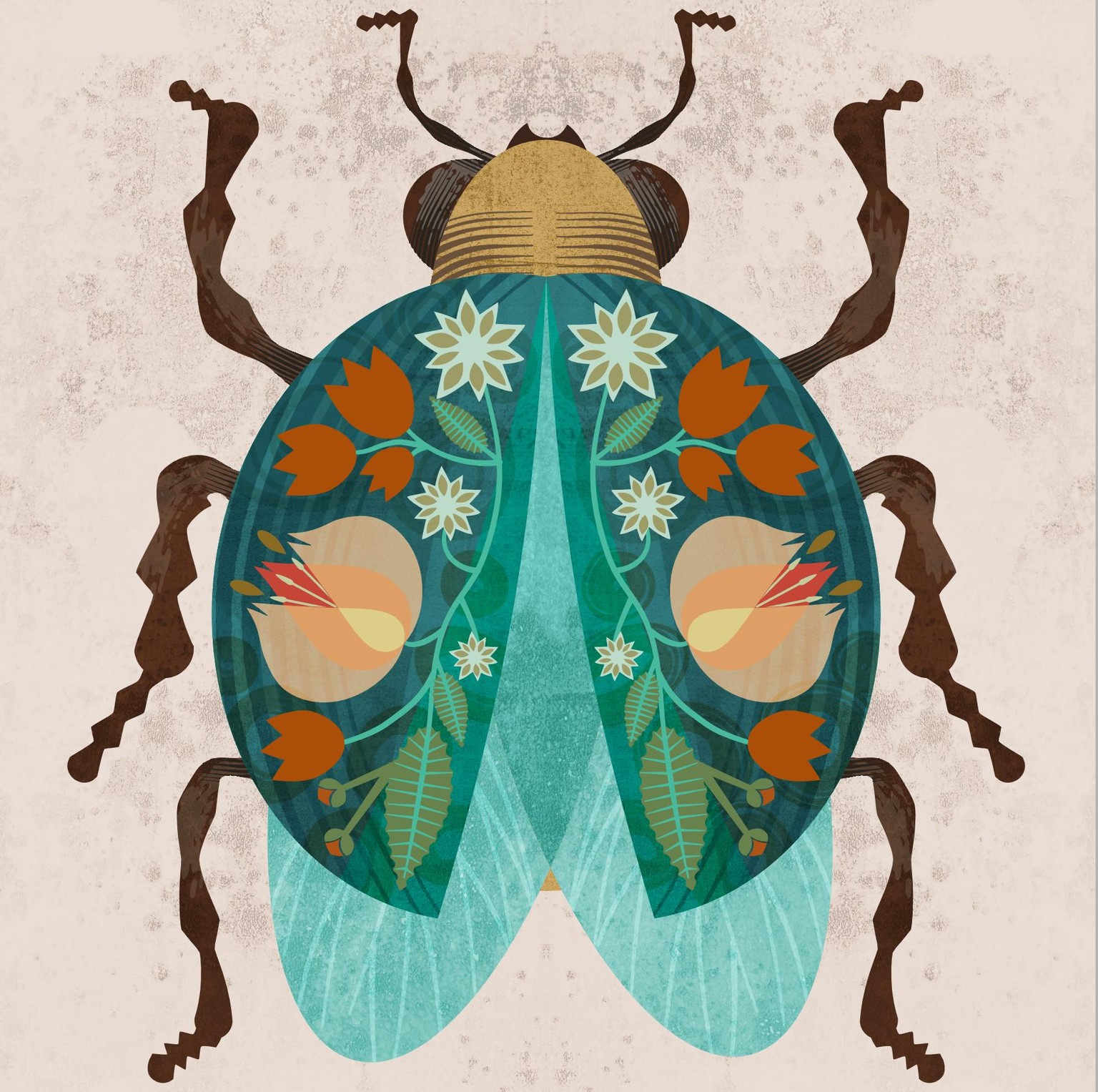 Folk Art Bug - image 1 - student project