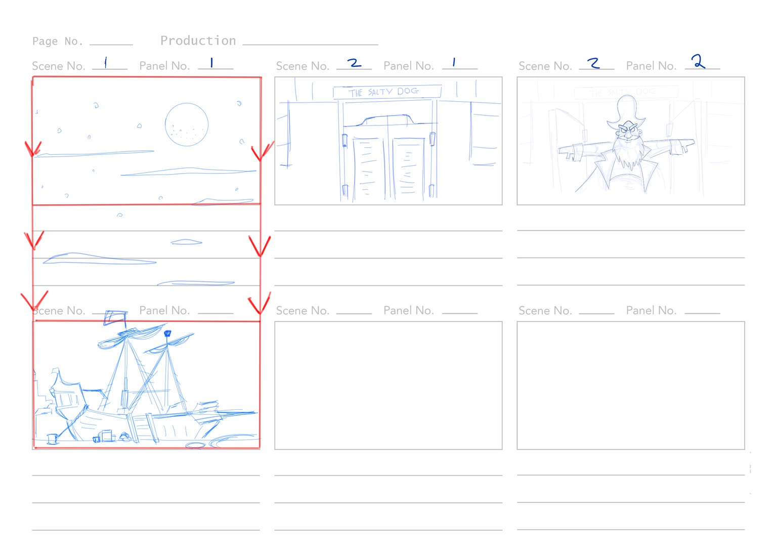 PIRATES OF THE STORYBOARDS - image 1 - student project
