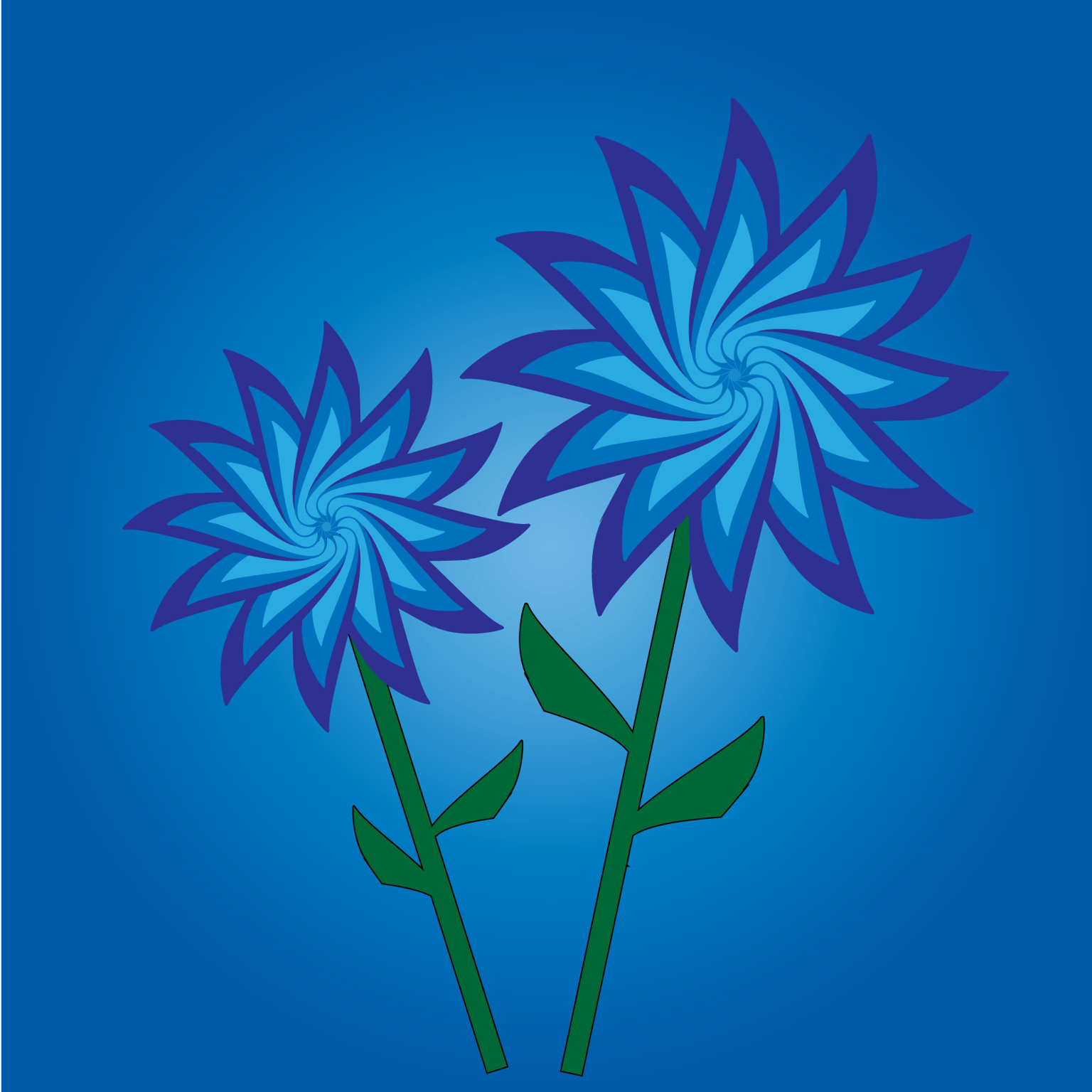 Flowers from Overlapped & Rotated Shapes - image 3 - student project