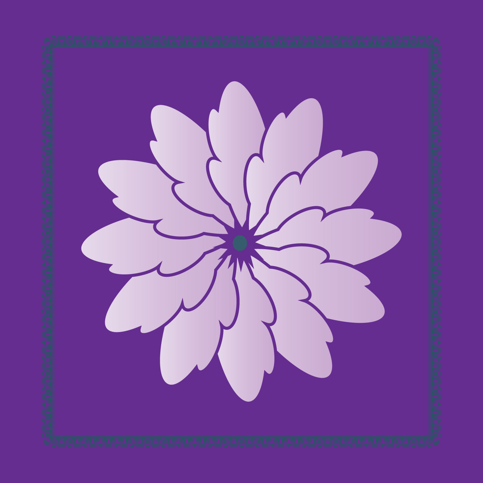 Flowers from Overlapped & Rotated Shapes - image 2 - student project
