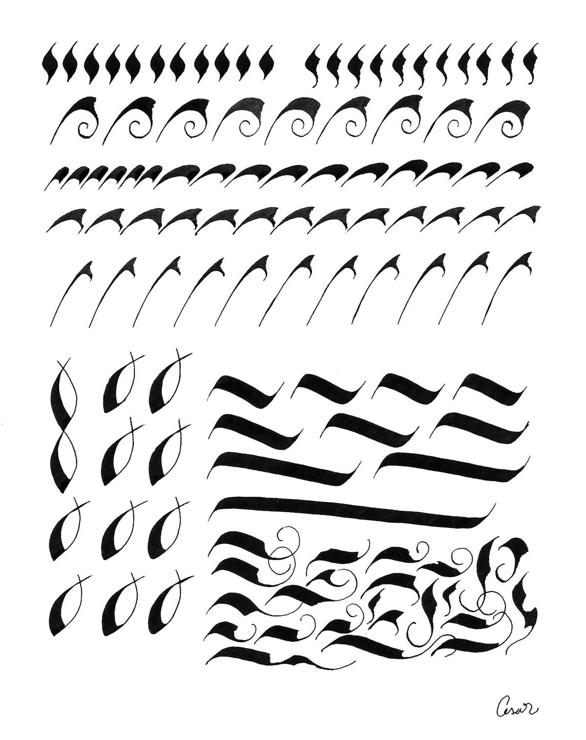 Great Gothic Boot Camp Challenge: Exercise 1, 2, Speed + Ornament Design  - image 2 - student project