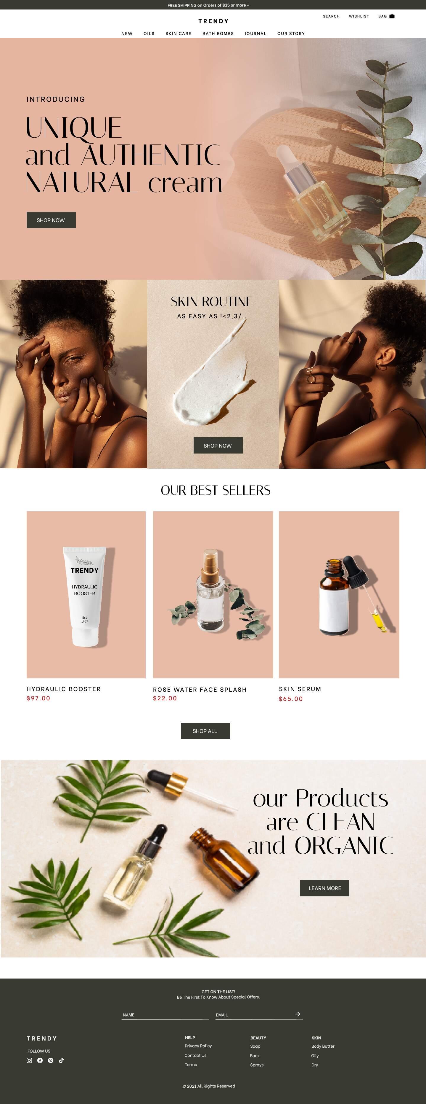 E-commerce Website - image 1 - student project