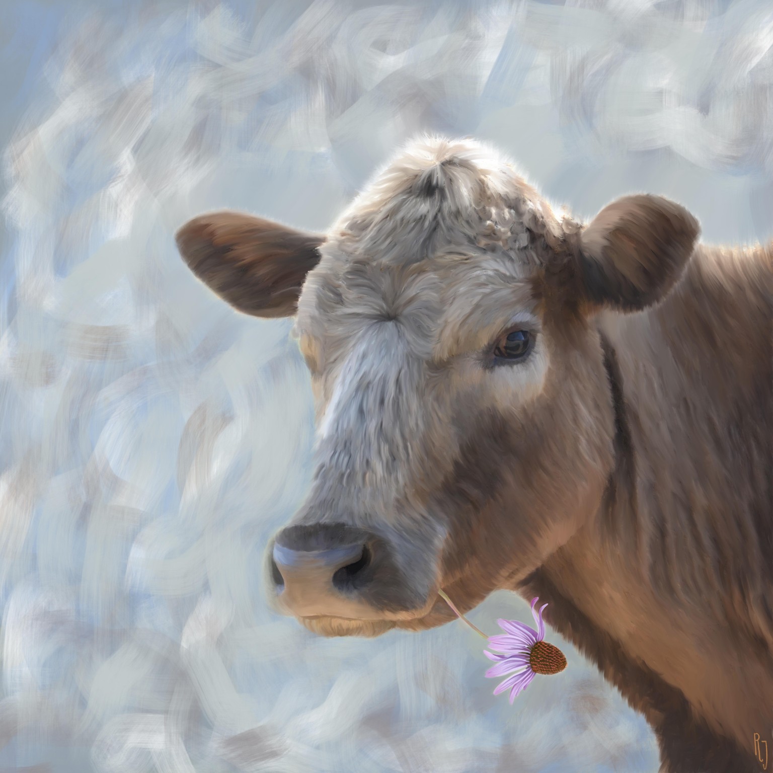 Painted Cow - image 1 - student project