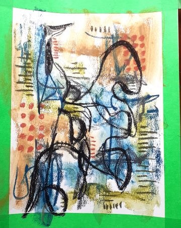 Charcoal Abstracts - image 2 - student project