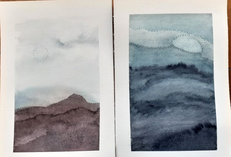 Pin Prick Landscapes - image 2 - student project