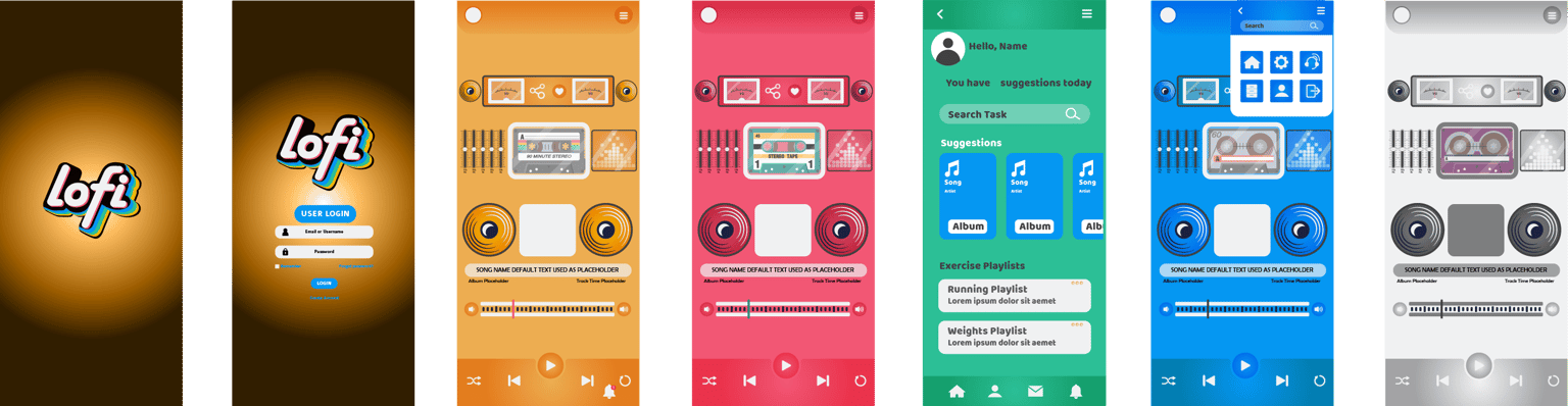 Lofi Music App - image 1 - student project
