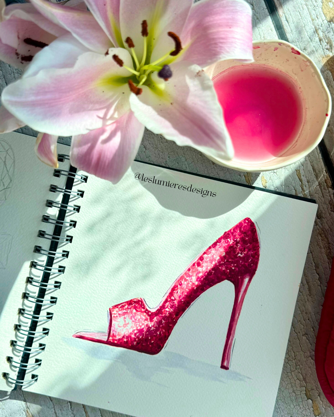 Fashion illustration with watercolors - image 1 - student project
